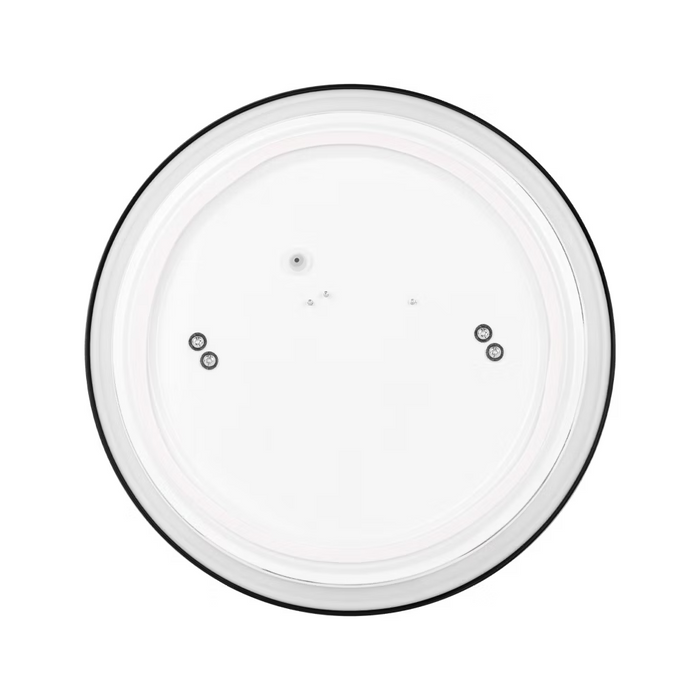 plafoniera neagra rotunda luvo 24w 4000k cu senzor reglabil