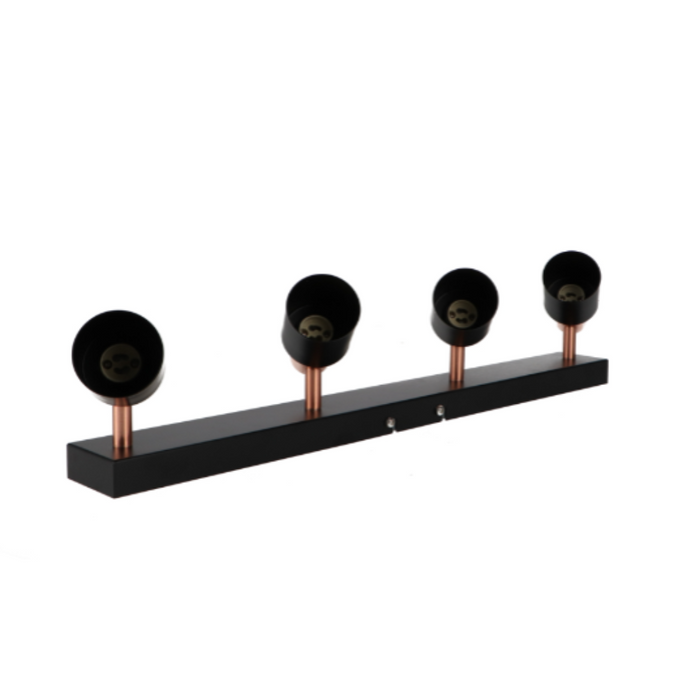 Iluminat interior plafonieră Seria Gold, 4 spoturi GU10, design rafinat