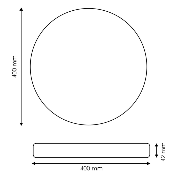 Plafonieră LED NEOX 36W
diametru 400mm