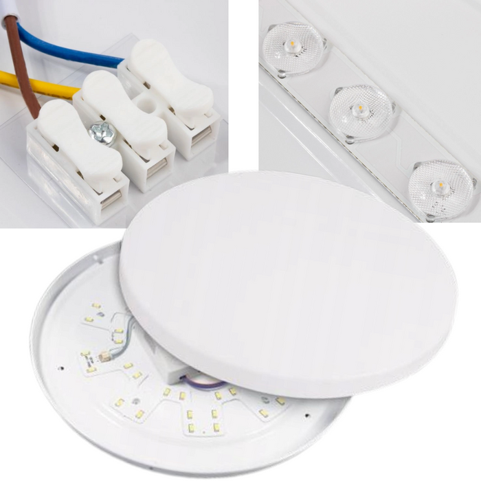 plafoniera slim led 18w cu senzor microwave pentru interior