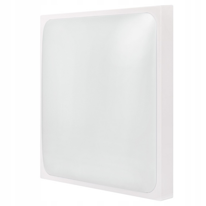 plafoniera tavan patrata alba 2xe27 becuri interschimbabile
