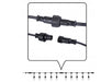 Ghirlandă LED Exterior 5m cu 6 Becuri Filament 1W E27, IP44