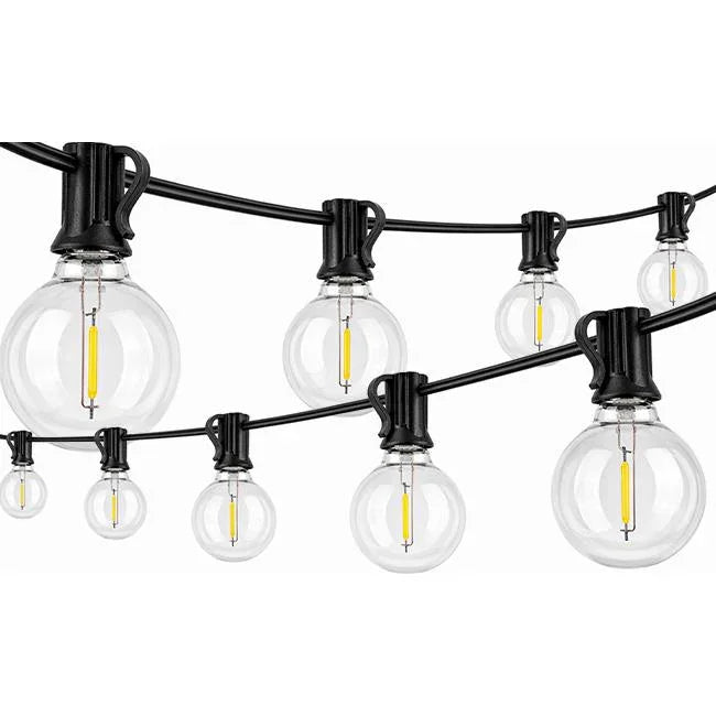 Ghirlandă LED 230V 10m cu 10 becuri E12 lumină caldă 2700K pentru exterior