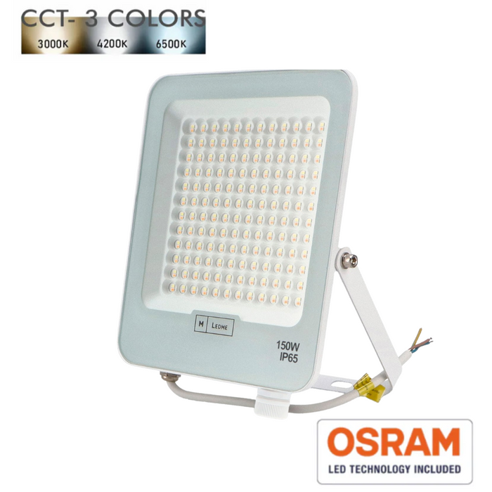 Proiector LED alb Napoli 150W cu temperatură de culoare CCT reglabilă