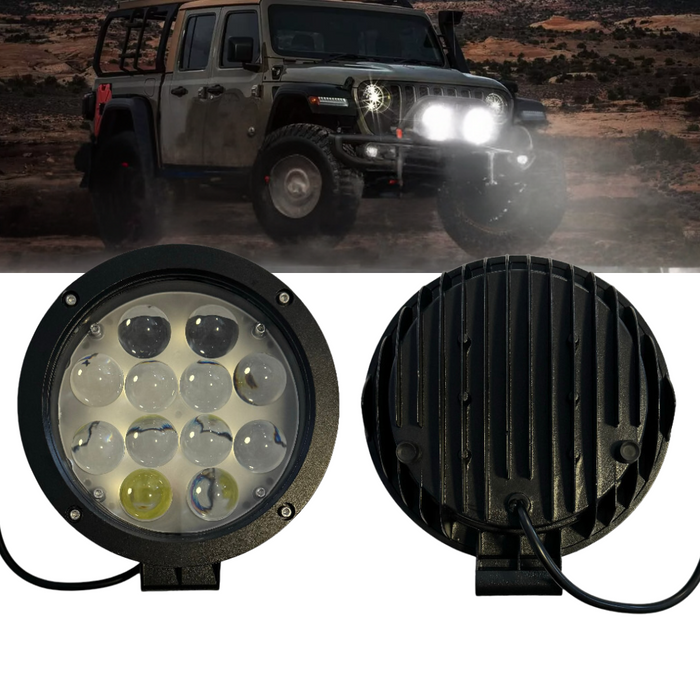 proiector auto, proiectoare off road, proiectoare auto rotunde, proiector auto spot beam, proiector offroad 60w, ledia.ro