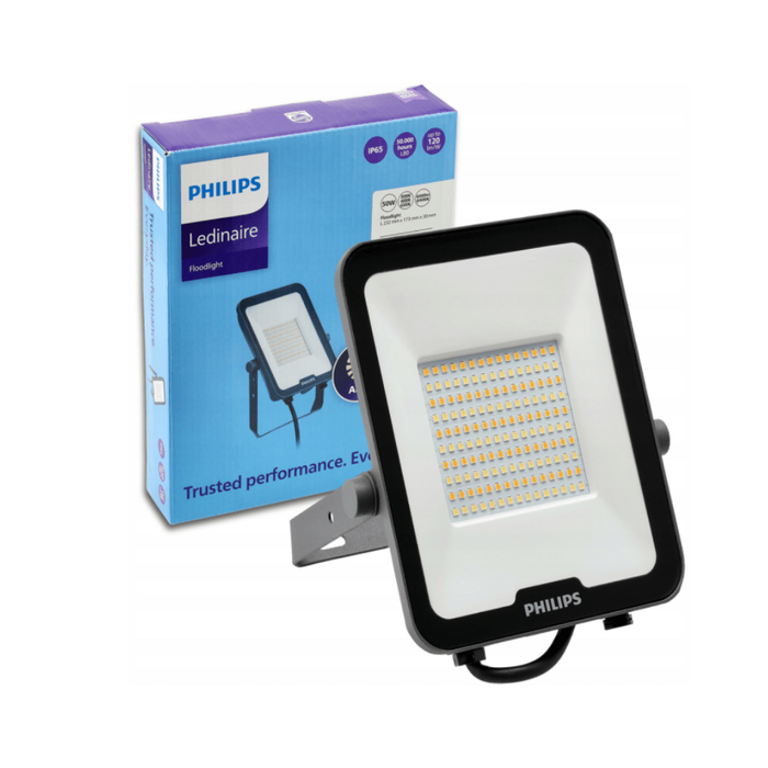 Proiector LED Ledinaire 50W cu selector CCT, carcasă aluminiu, protecție IP65
