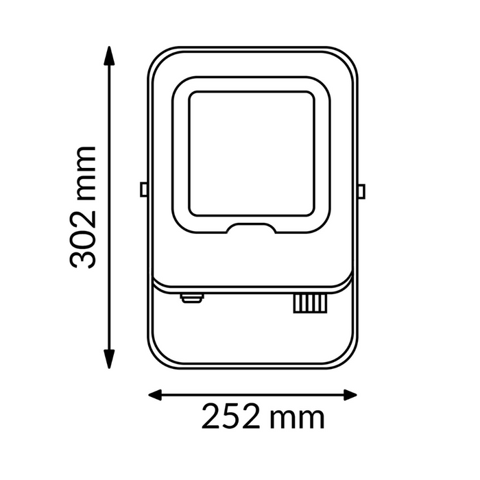 Proiector LED arhitectural Napoli 150W alb cu unghi de iluminare 120 grade