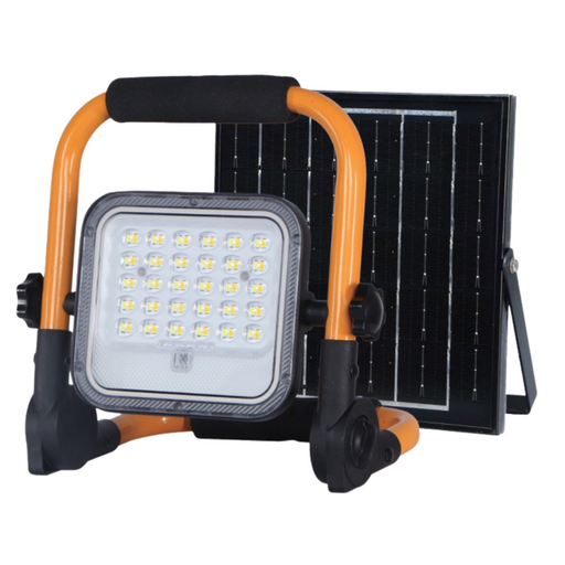 Proiector led de lucru cu panou solar si acumulator, ledia.ro