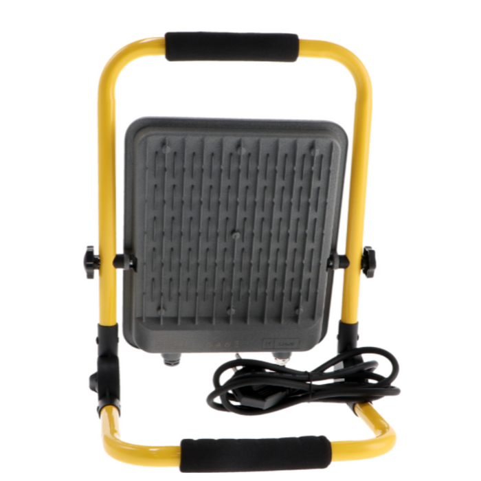 Proiector LED portabil negru Napoli 100W cu cablu lung și mâner ergonomic