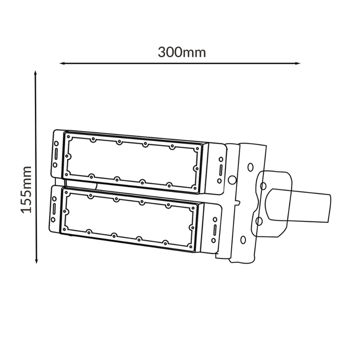 Proiector LED 100W exterior cu telecomandă