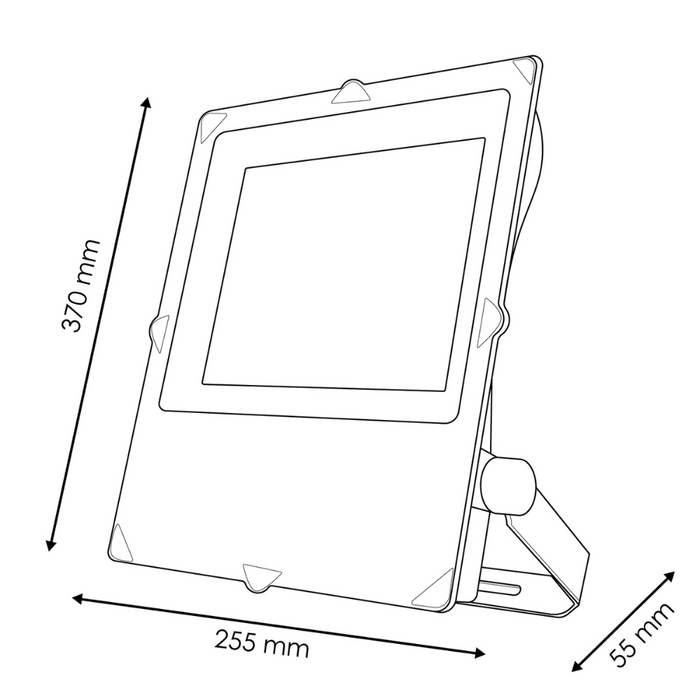 proiector LED durabil, iluminat economic, proiector LED 150W protecție la supratensiune, reflector LED 150W CCT
