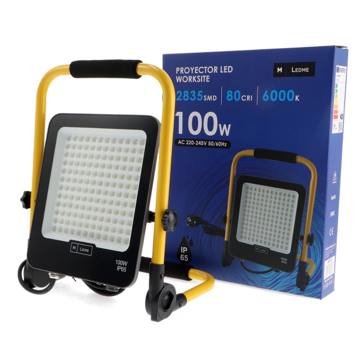 Proiector LED portabil 100W cu durată de viață 30.000 ore