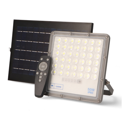 proiector solar cu telecomanda, senzor crepuscular, dimabil, ledia.ro