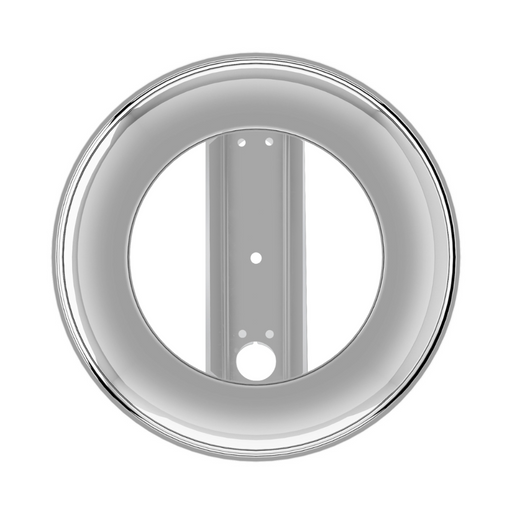 Ramă de suprafață cromată din inox pentru bec PAR56, IP68, montaj piscină
