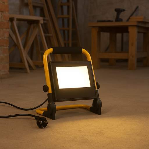 Proiector LED portabil Mola 50W 4500K IP65 pentru santier
