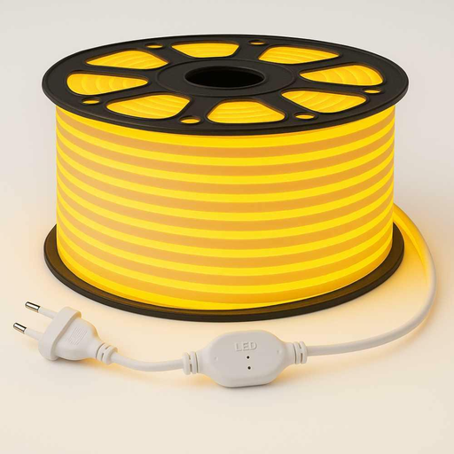 Neon FLEX LED Galben 230V 8x16mm IP65