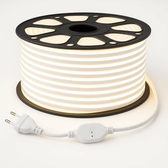 Neon FLEX LED Alb Neutru 230V 8x16mm IP65