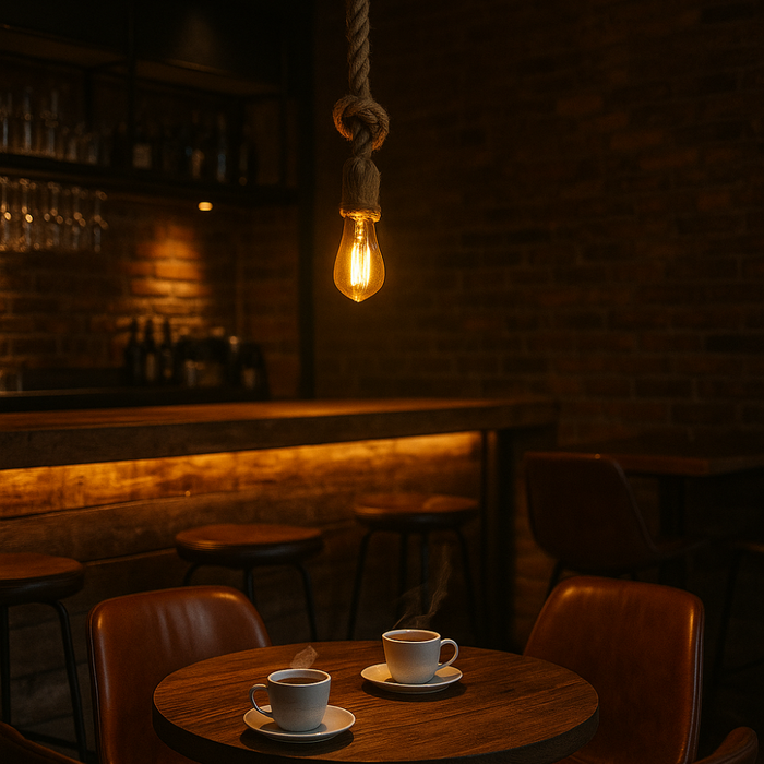 Lampă Rope E27 în stil marinăresc