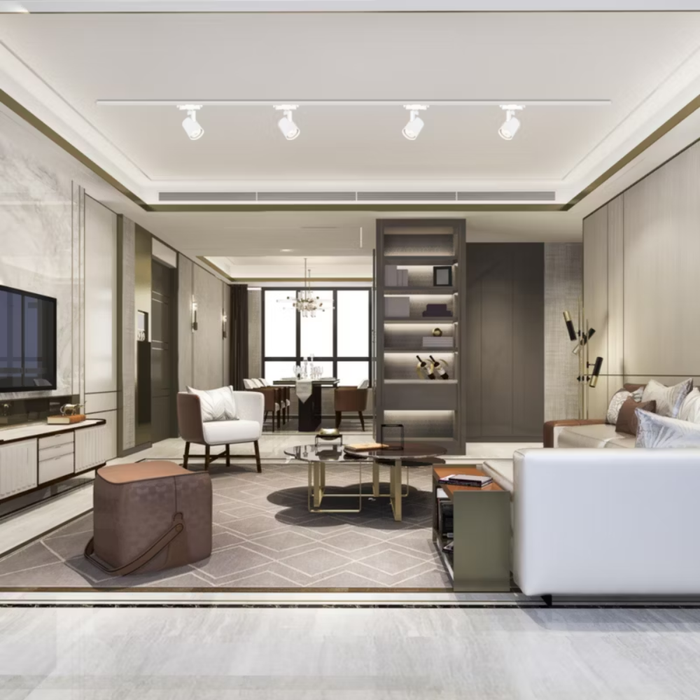 Detaliu conector drept ‘I’ pentru prelungirea șinei 1-fază