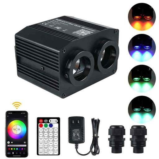 Sursa optica cu telecomandă și control mobil
