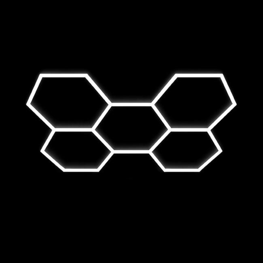 sistem iluminat LED hexagon cu flux luminos mare
