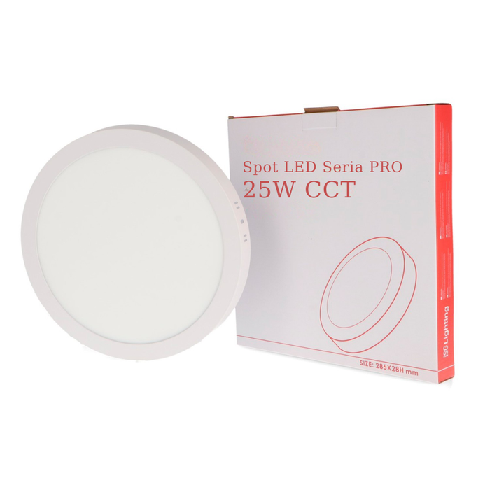 Spot LED profesional cu driver Lifud, 25W CCT  leduri ledvance