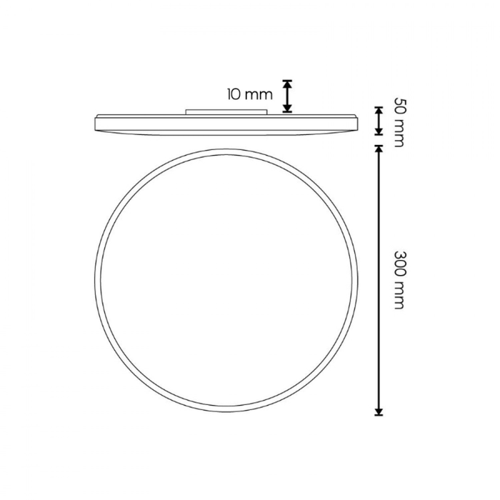 Spot LED 30W alb pentru tavan aplicat
