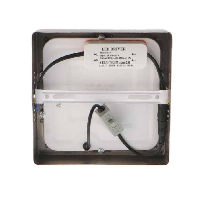 Spot LED nichel satinat 12W cu lumină uniformă