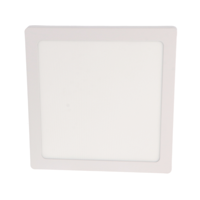spot led patrat, rama aluminiu alb, 25w, 2500 lumeni