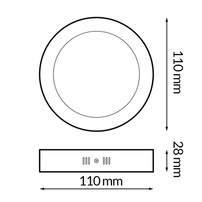 Spot LED 6W 600 lumeni unghi 120 de grade