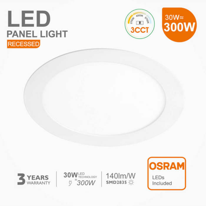 Spot LED Slim 30W cu protecție IP20 pentru interior