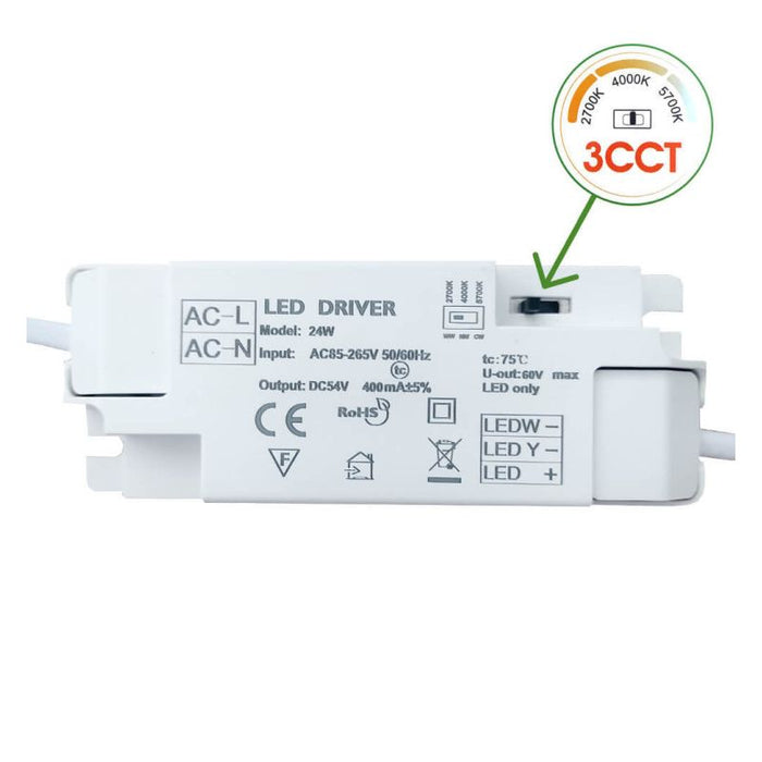 Spot LED Osram Slim rotund incastrabil 24W CCT