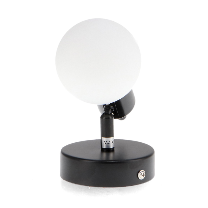 Aplica modernă cu montaj suprafață și glob opal