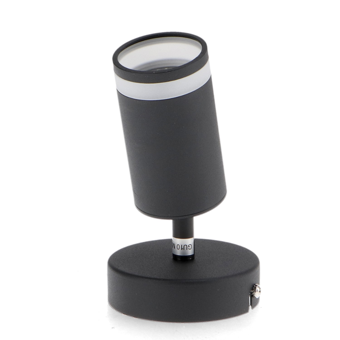 spot tavan compact în culoare neagră