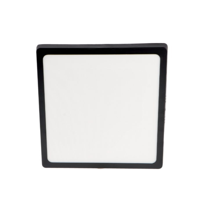 Spot aplicat modern LED pătrat negru pentru tavan
