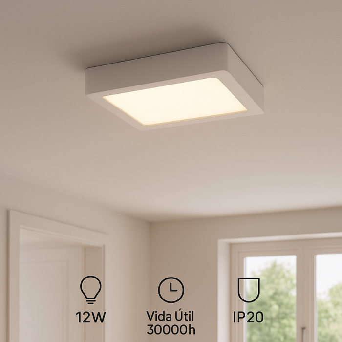 Spot LED de tavan 12W cu lumină uniformă