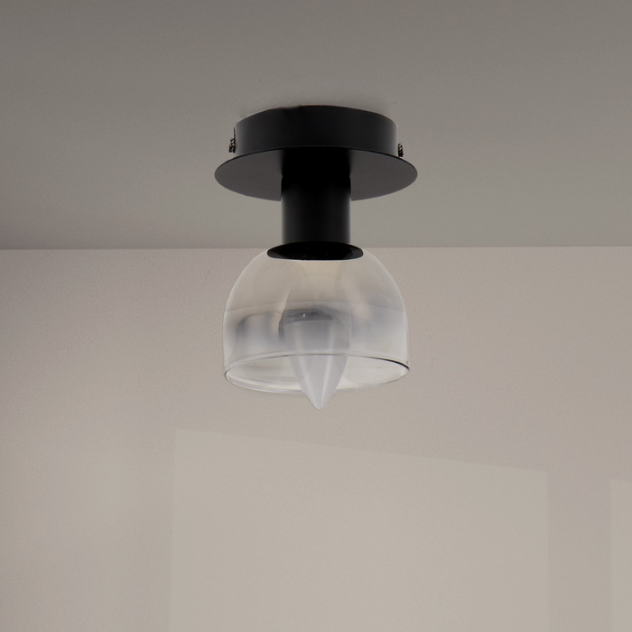 Corp iluminat compact cu montaj pe plafon