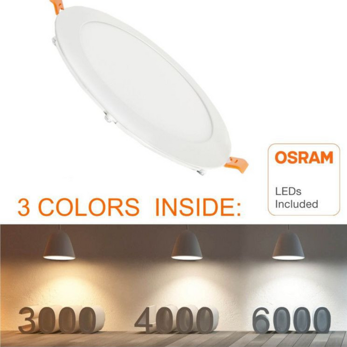 Spot LED Slim 15W pentru tavan fals, lumină reglabilă 2700K-5700K