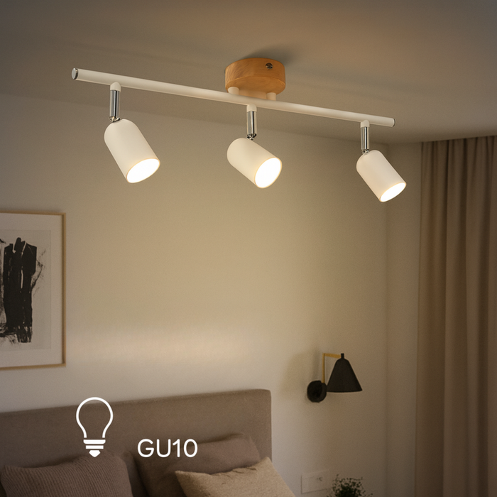 Corp modern de tavan cu trei becuri GU10