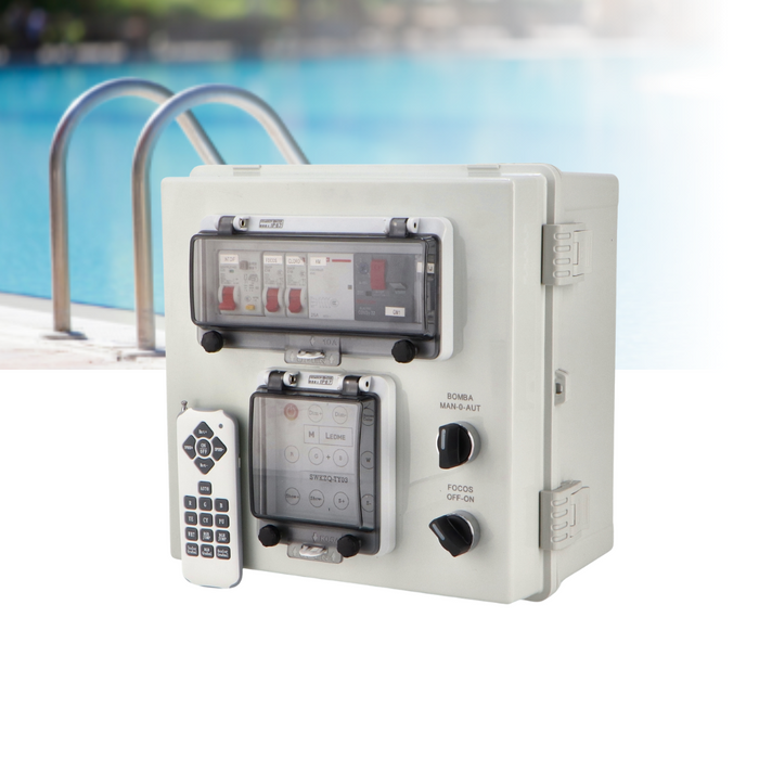 Transformator AC 60 W pentru iluminat LED piscină inclus în tablou electric
