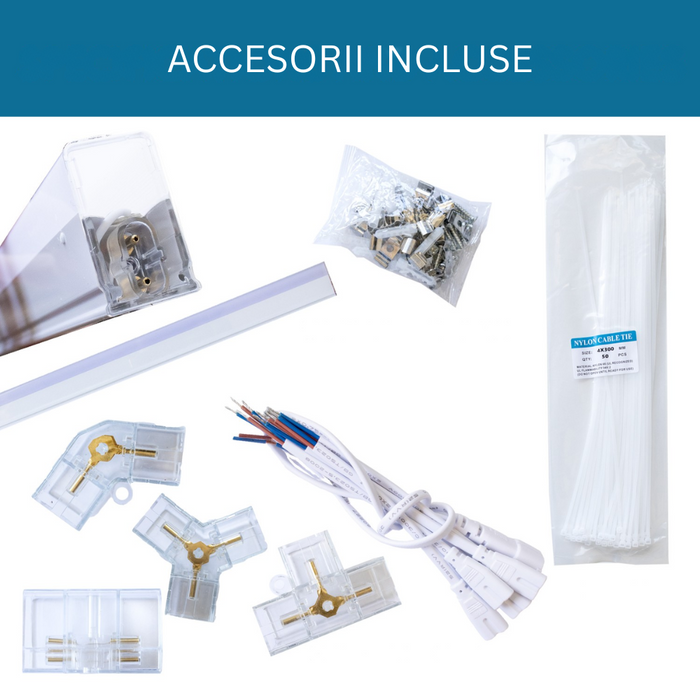 Instalare tavan LED HoneyComb 384 W cu accesorii incluse