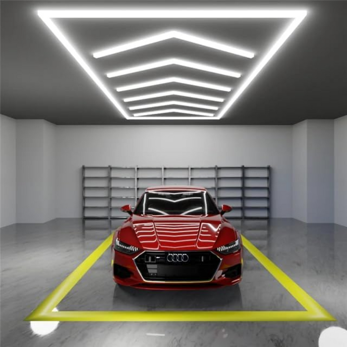  Panou LED HoneyComb 384 W din aluminiu și policarbonat