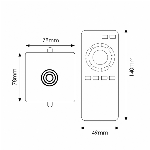 telecomanda ventilator sticks, telecomanda cu receptor ventilator, telecomenzi ventilator, ledia.ro