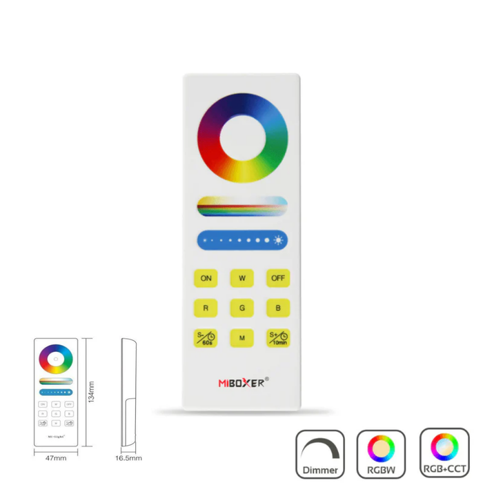 Telecomanda touch de la milight suporta dimmer, compatibila RGBCCT si RGBW