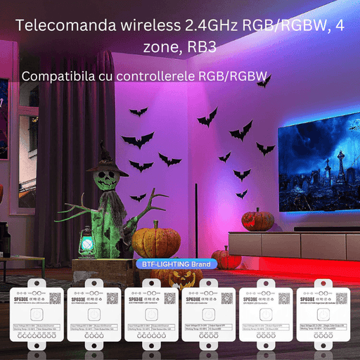 Telecomanda wireless 2.4GHz RGBW RB3 SPERLL - ledia.ro