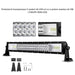 bara led auto, ledbar auto, led bar auto, ledbar combo beam, led bar auto 324w, ledbar 12-24v, bara led auto masini teren, bara led auto offroad, ledbar 22680lm, ledbar auto 54cm, ledia.ro