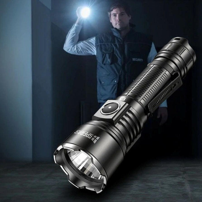 Lanterna LED Tactica reincarcabila SPERAS E3 1300lm 350m-ledia.ro