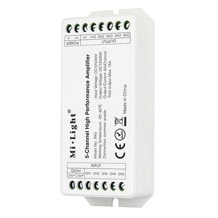 Amplificator semnal PA5, 12-24V 15A, Mi-Light - ledia.roCONTROLLER MIBOXER
