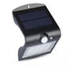 Aplica solara 1.5W IP65 cu senzor de miscare, 2 moduri de functionare, negru - ledia.roAplice cu senzor