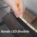 Banda LED V-TAC SMD 5050, 11W/m 60LED/m, 900lm, 12V IP65-Ledia.ro